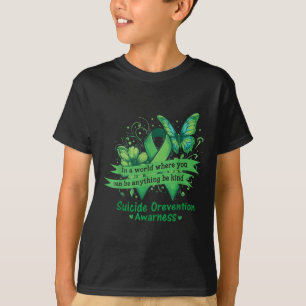 Camiseta Seja gentil com o apoio à conscientização para a p