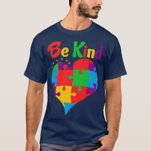 Camiseta Seja gentil com o apoio do dia de conscientização 