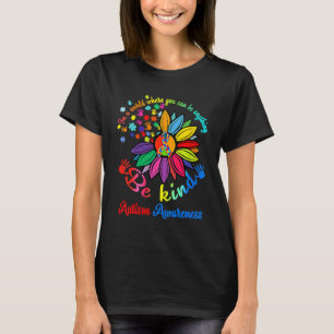 Camiseta Seja gentil com o Autismo com a consciência Quebra