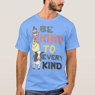 Camiseta Seja gentil com todos os tipos de animais de amor,