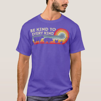 Camiseta Seja gentil com todos os tipos de animais vegetais