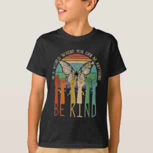 Camiseta Seja Gentil Conscientização do Autismo Asl Mãe Pro