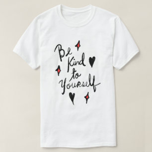 Camiseta Seja Gentil Consigo Mesmo – Design Tipográfico de
