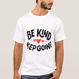 Camiseta Seja Gentil Continue – Design de Tipografia Motiva