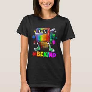 Camiseta Seja Gentil Dabbing Pop É Peça de Quebra-Cabeça Co