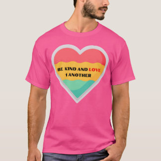 Camiseta Seja Gentil e Ame a garota