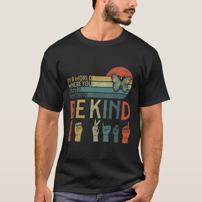 Camiseta Seja Gentil em ASL  (Frente)