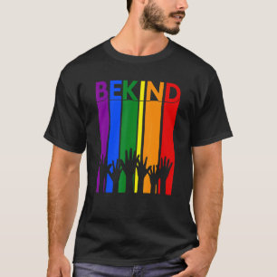 Camiseta Seja gentil em linguagem de sinais falando Lgbtq+