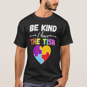 Camiseta Seja Gentil Eu Tenho Tism Autismo Gentileza