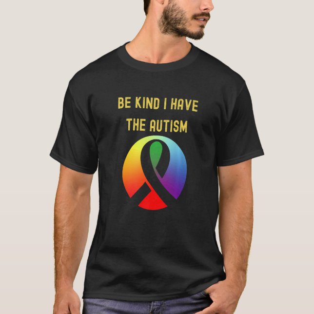 Camiseta Seja gentil Eu Ter Autismo (Frente)