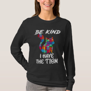 Camiseta Seja Gentil Eu Ter O Tismo Engraçado Autismo De Ga