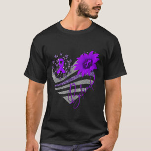 Camiseta Seja Gentil Faixa de Girassol de Conscientização s