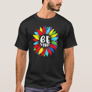 Camiseta Seja Gentil Gentileza Girassol Puzzle Conscientiza