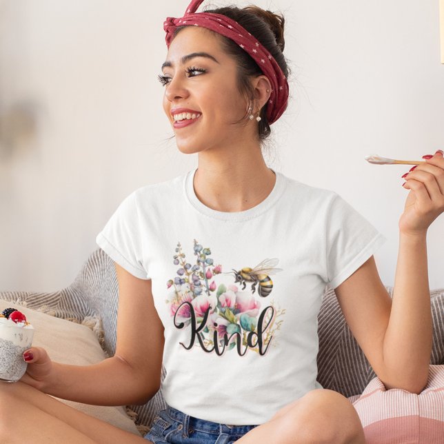Camiseta Seja Gentil Inspirador (Criador carregado)