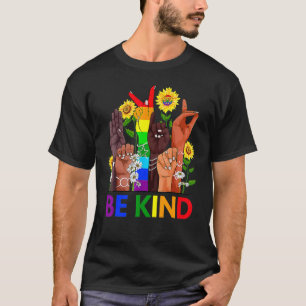 Camiseta Seja gentil Lgbbt Direitos Humanos Igualdade Lgbtq