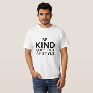 Camiseta Seja Gentil — Nunca Sai de Moda Minimalista