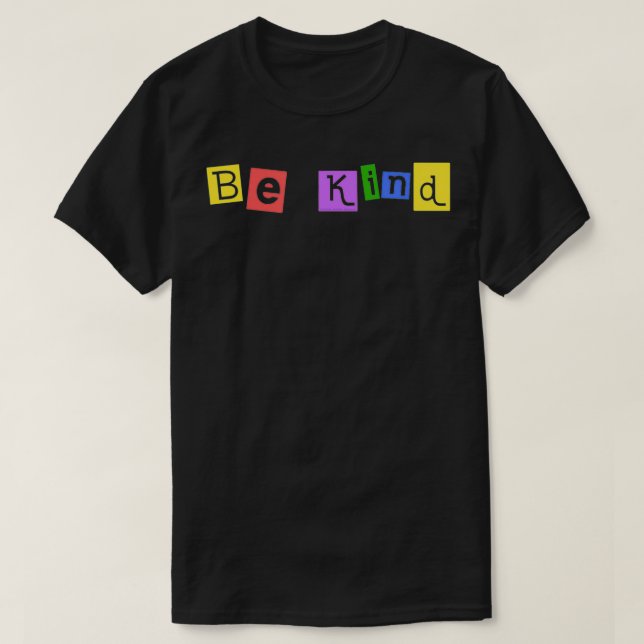 Camiseta Seja gentil porque gentileza importa mensagem posi (Frente do Design)
