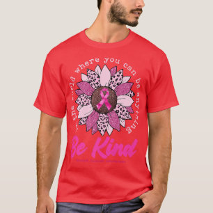 Camiseta Seja gentil, Rato de Sensibilização do Cancer de g