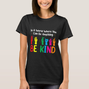 Camiseta Seja Gentil S Mulheres Homens