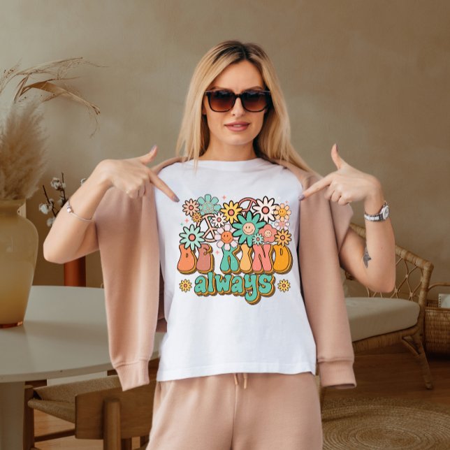 Camiseta Seja gentil sempre (Criador carregado)