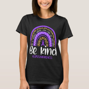 Camiseta Seja gentil Vestirmos a consciência do lúpus roxo