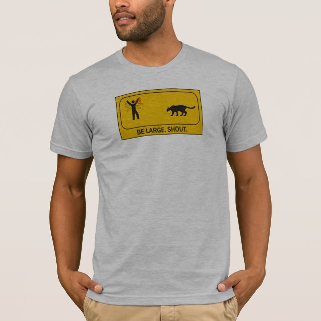 Camiseta Seja grande. Shout. (Frente)