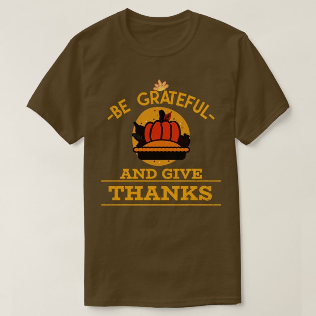 Camiseta Seja Grata E Dê Obrigados1 (Frente do Design)