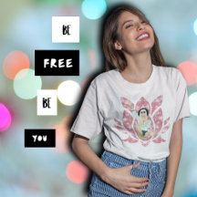 Seja Grátis Mulher Sentada Flor de Lotus