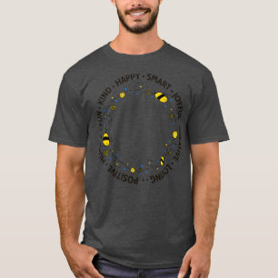 Camiseta Seja humilde, amando positivamente criativo, Joyf 