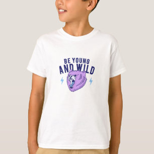 Camiseta Seja Jovem E Selvagem - Urso Zangado