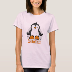 Camiseta Seja Kawaii Engraçado Penguin Sem Limites Fazendo 