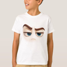 Seja lá o que… cara de mau humor com olhos azuis a