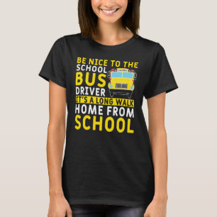 Camiseta Seja Legal Com A Apreciação Do Motorista De Ônibus