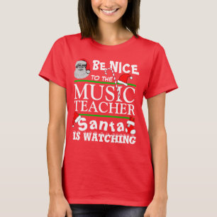 Camiseta Seja legal com o Red do Professor de Música