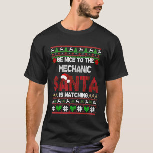 Camiseta Seja Legal Com Seu Suado Mecânico De Natal