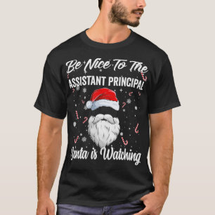 Camiseta Seja legal em Papais noeis principais assistindo X