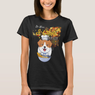 Camiseta Seja legal eu cozinho sua Comida Chef Divertido