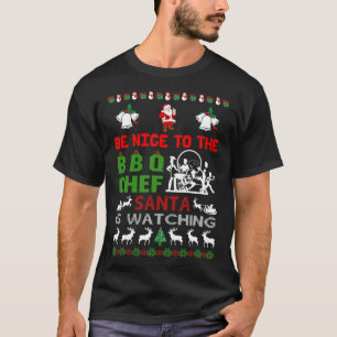 Camiseta Seja Legal Para Os Papais noeis De Chef CHURRASCOS