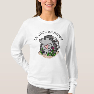 Camiseta Seja Legal, seja honesto   Funny Hedgehog