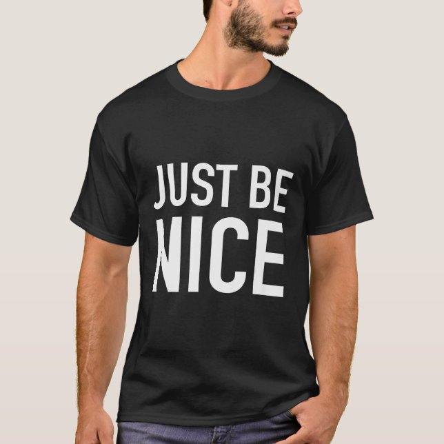 Camiseta Seja legal - Uplifando citação motivacional (Frente)