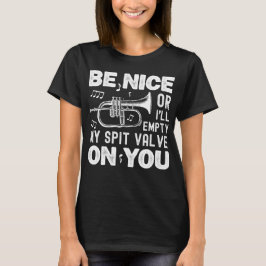 Camiseta Seja legal, vou esvaziar minha vala de cuspe, Flug