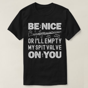 Camiseta Seja legal, vou esvaziar minha vala de cuspe, joga