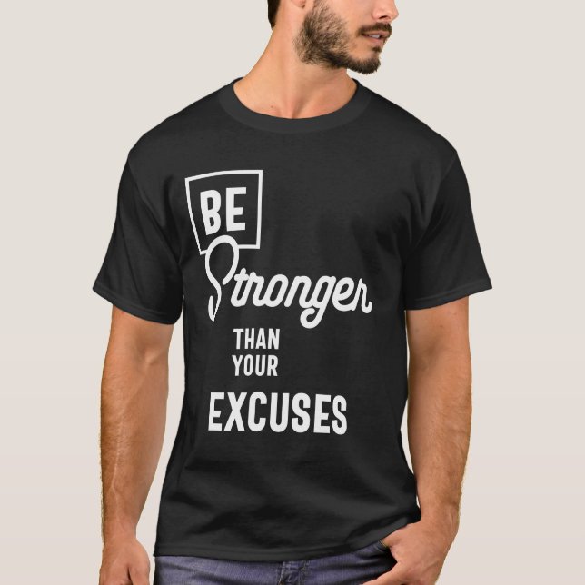 Camiseta Seja Mais Forte Do Que O Seu Presente Motivacional (Frente)