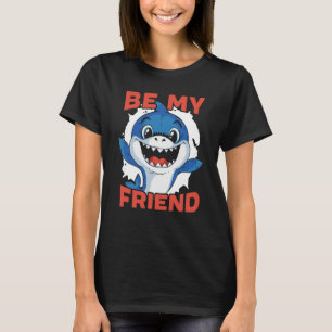 Camiseta Seja Meu Amigo Tubarão Biólogo Marinho