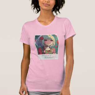 Camiseta Seja Meu Namorado no Estilo Mangá 33420