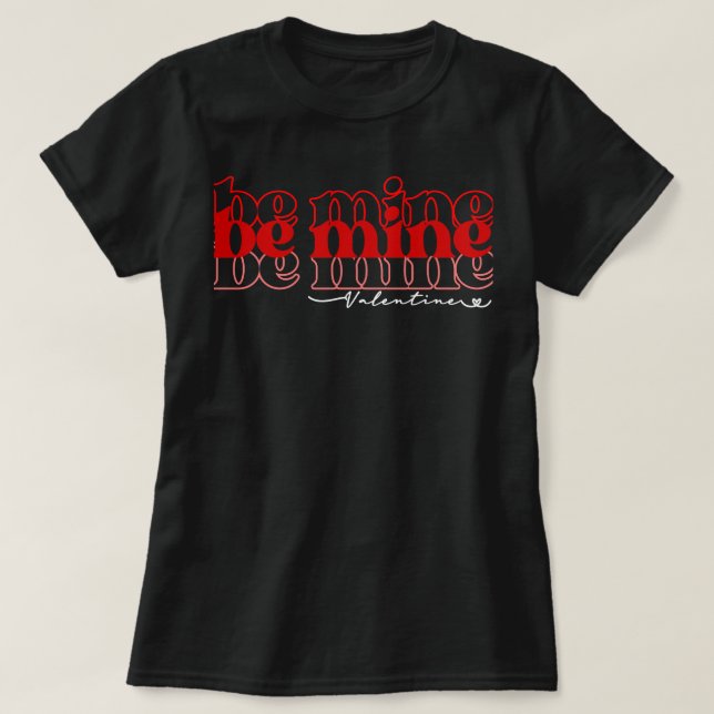 Camiseta seja meu valentim2 (Frente do Design)