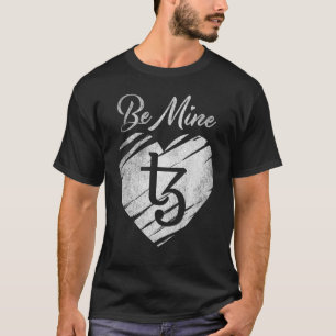 Camiseta Seja Mine Tezos Xtz Namorados de Moedas Crypto Tok