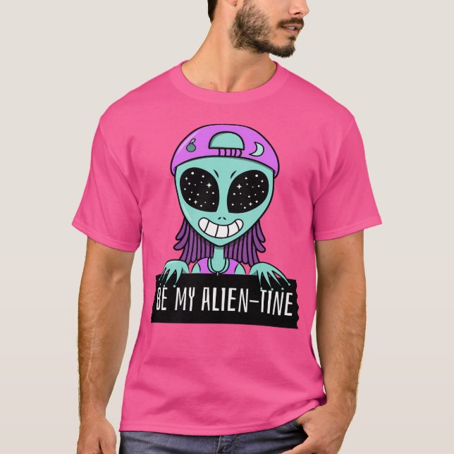 Camiseta Seja minha Alienígena - Tom (Frente)