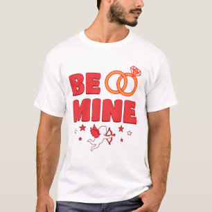 Camiseta Seja Minha, Cute cupid Valentines 