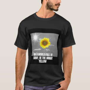 Camiseta Seja o Amarelo Brilhante